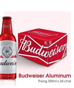 BIA BUDWEISER ALUMIUM THÙNG 24 CHAI 355ML