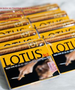 CIGAR LOTUS NO2 HỘP SẮT 5 ĐIẾU